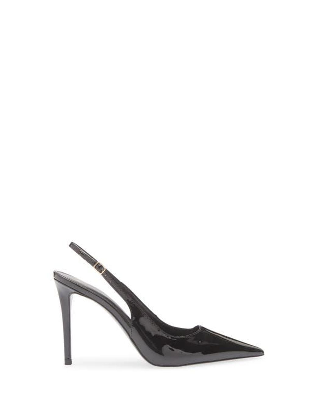 Mango Blue Pietra Slingback Pointed Toe Pump