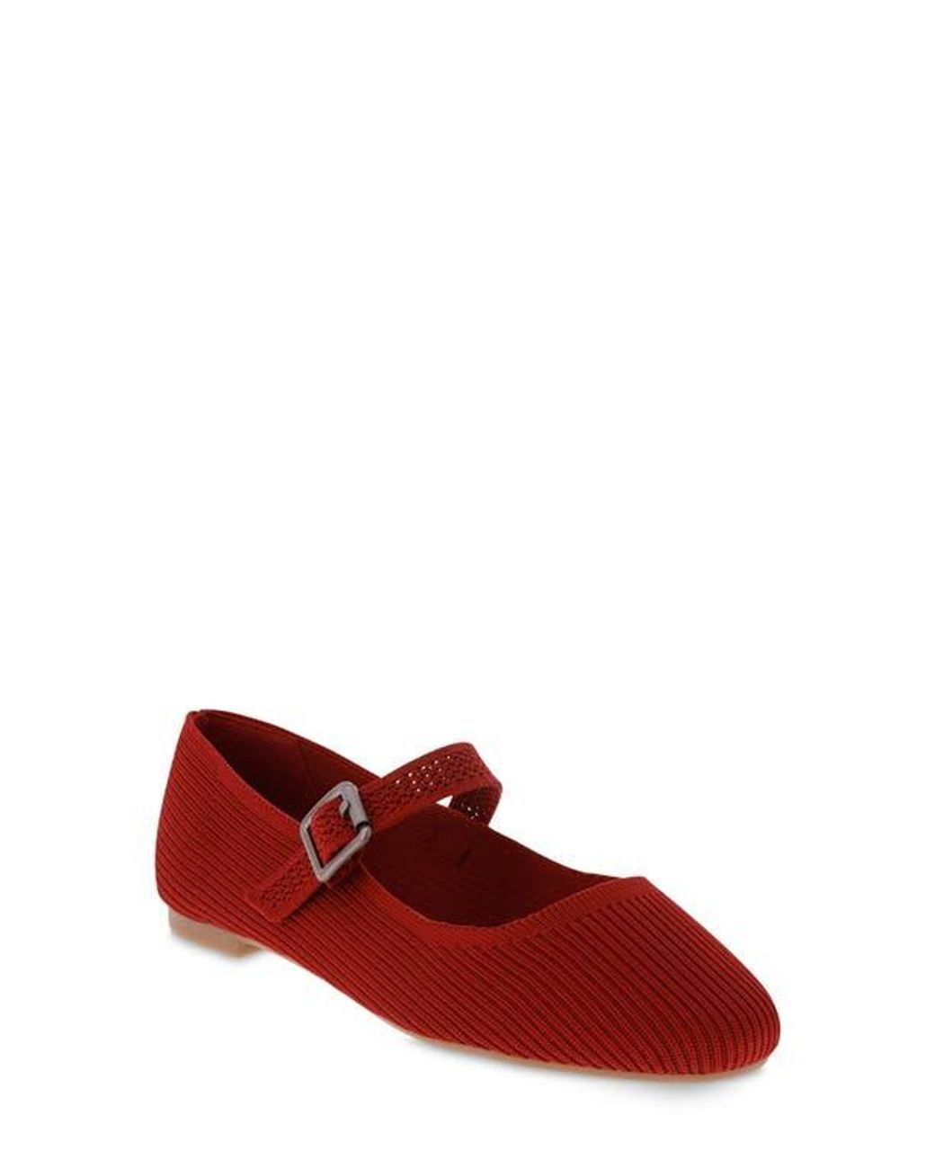 MIA Red Brita Mary Jane Flat