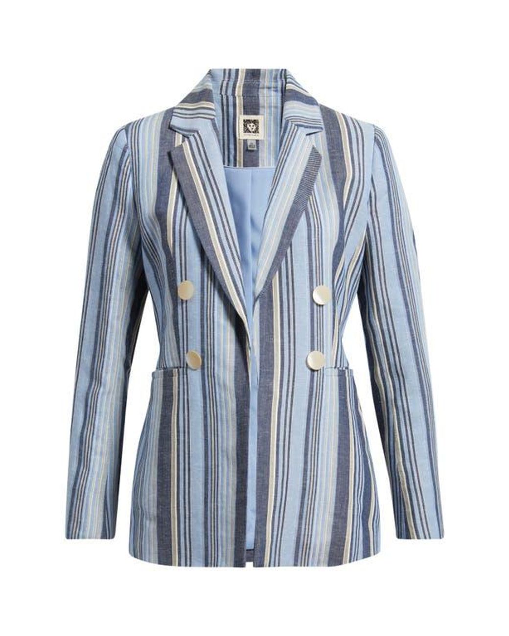 Anne Klein Blue Stripe Blazer