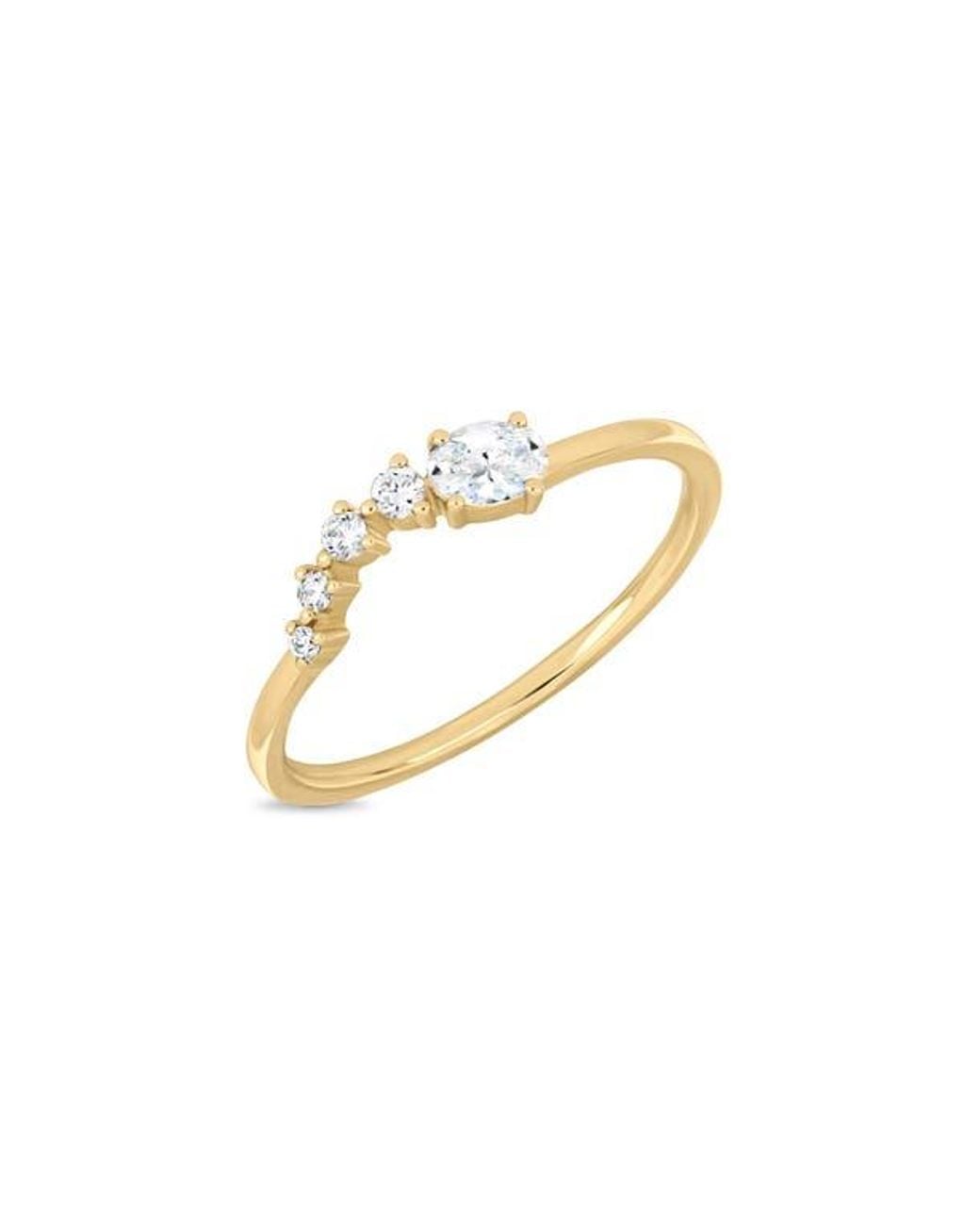 Bony Levy Metallic Liora Diamond Stacking Ring