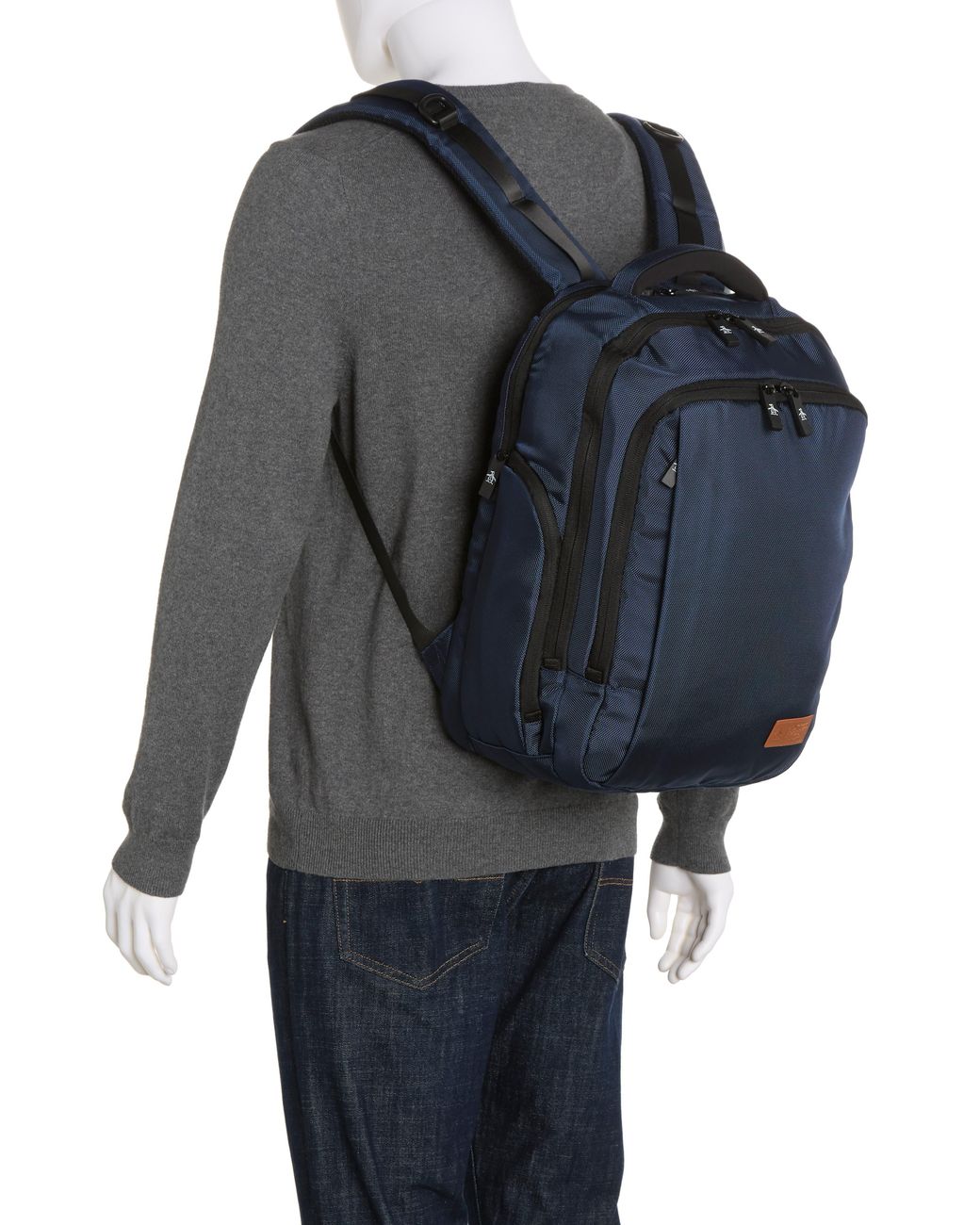 Original penguin backpack 2025 in navy