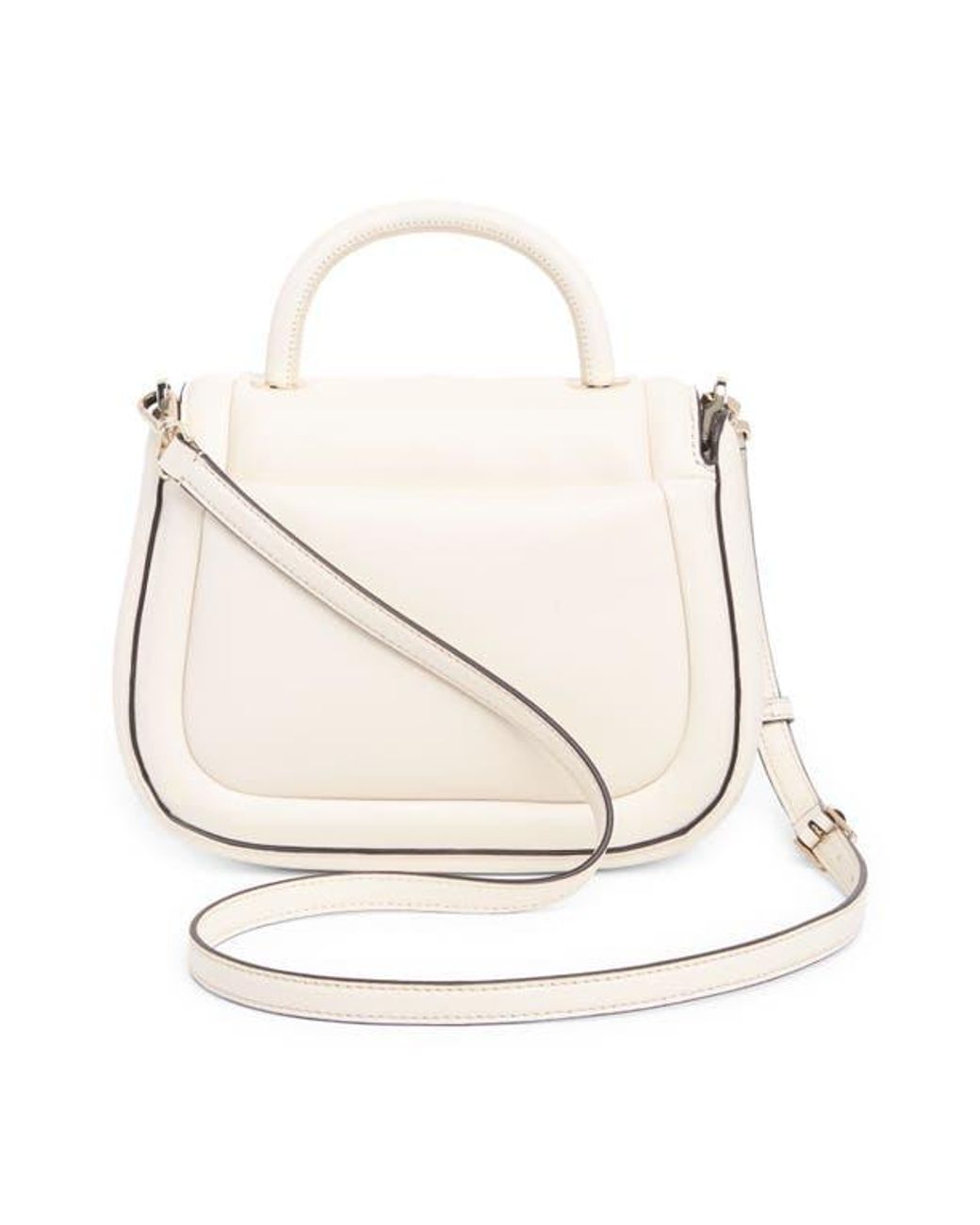 Kate Spade Puffy Top Handle Crossbody Bag in Natural | Lyst