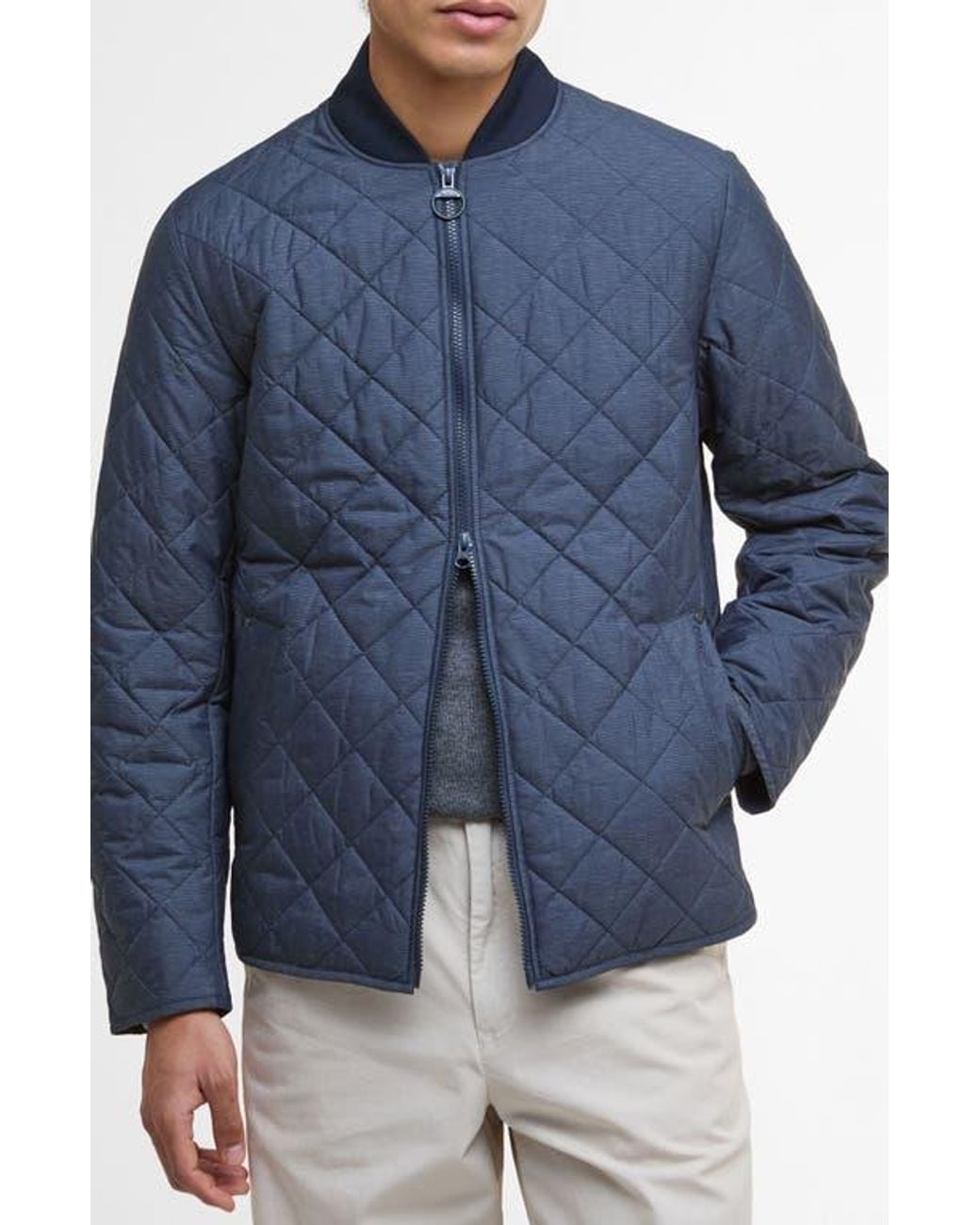 Barbour Blue Tyneport Quilted Jacket for men