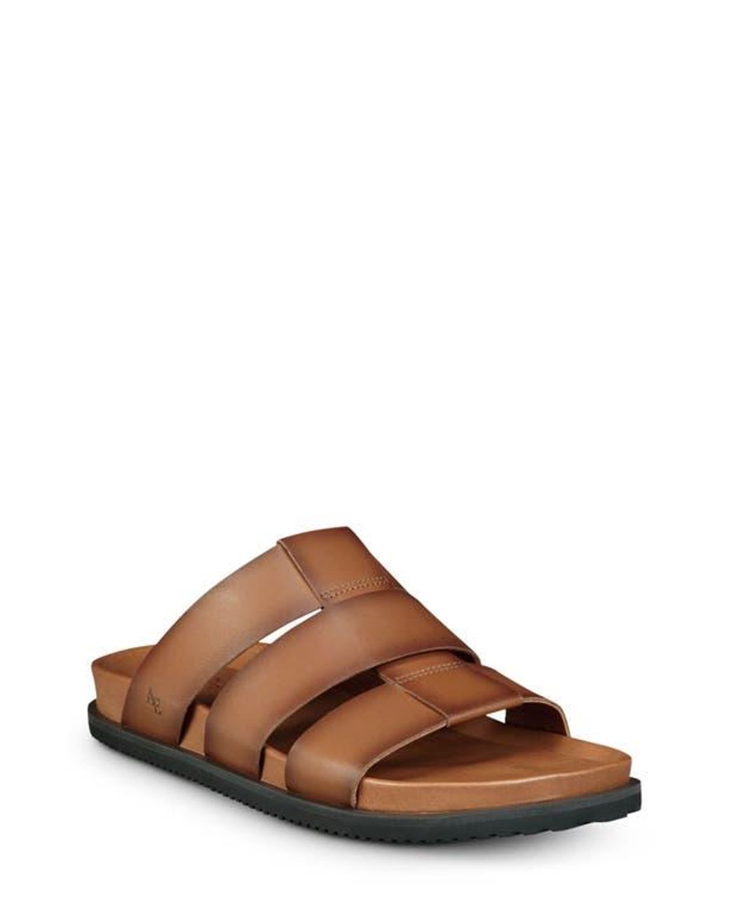 Allen Edmonds Brown Davis Slide Sandal for men