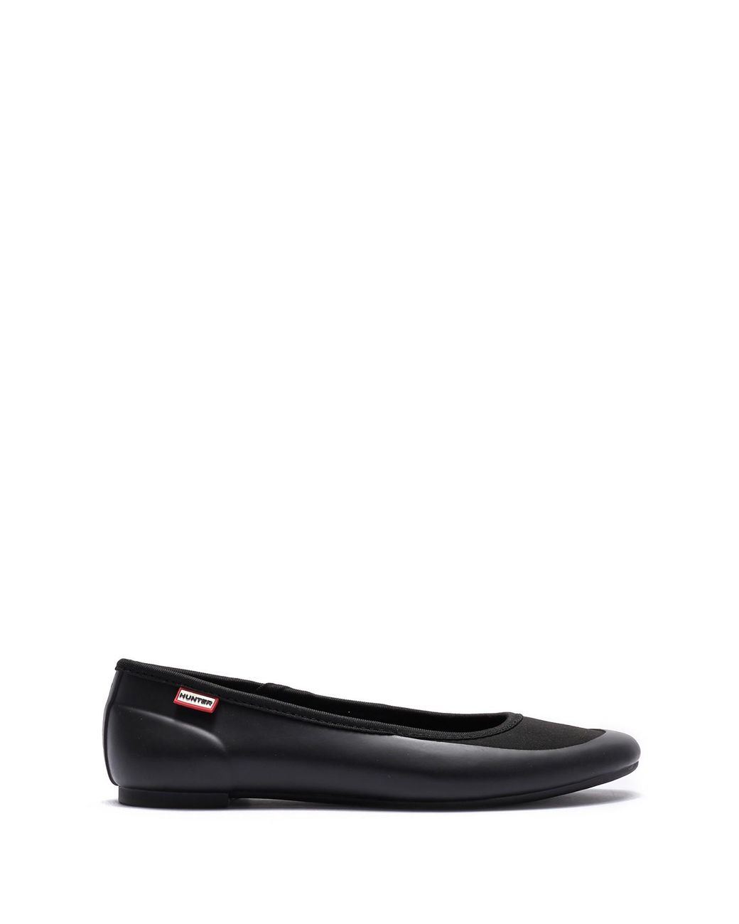 ORIGINAL HUNTER 靴 TOUR Lyst | Black in Flats Ballerina Gloss Tour HUNTER GLOSS BALLERINA 靴