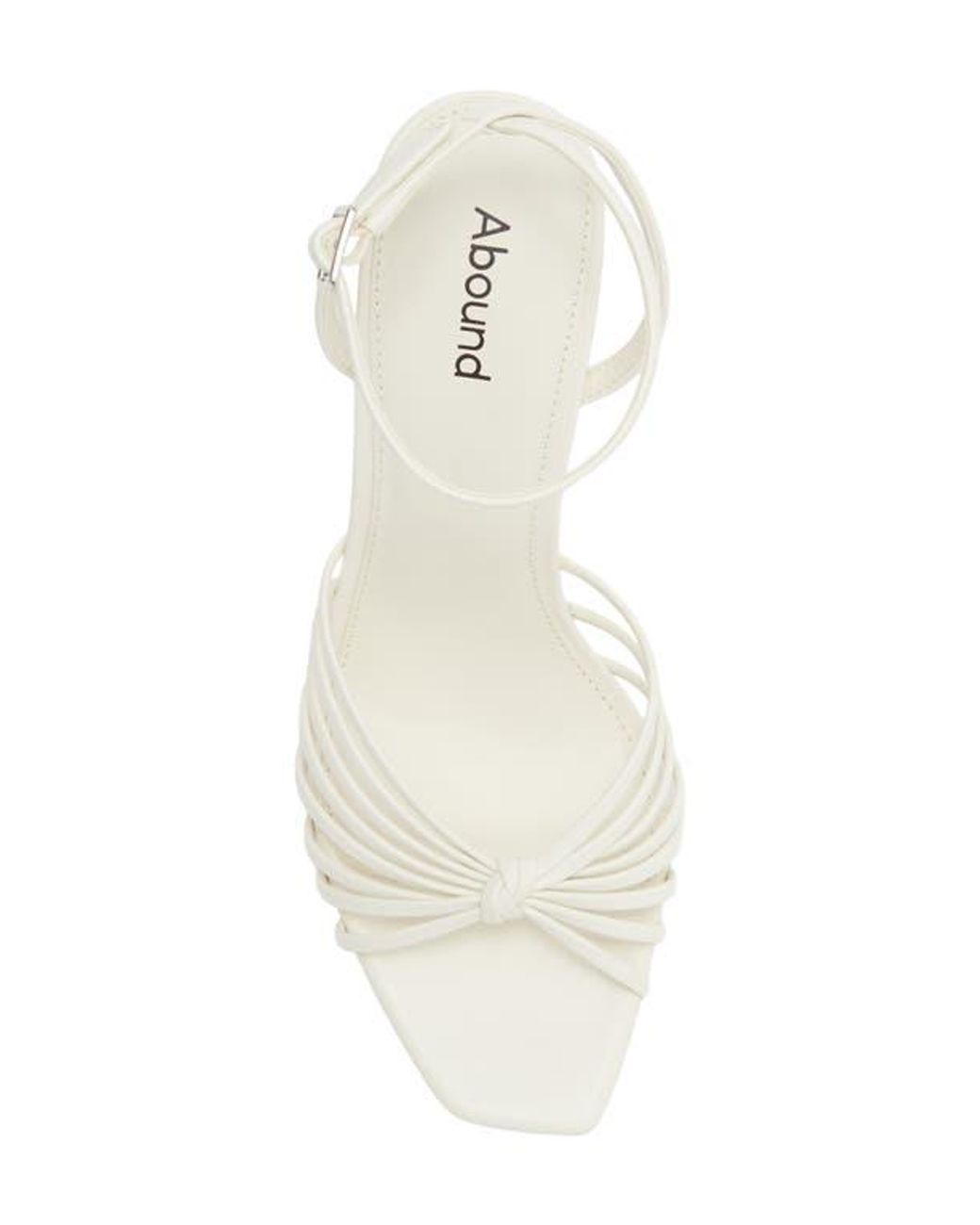 Abound White Dulce Ankle Strap Sandal