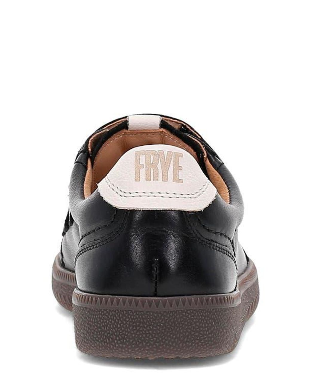 Frye Black Milly 3 Strap Low Top Sneaker