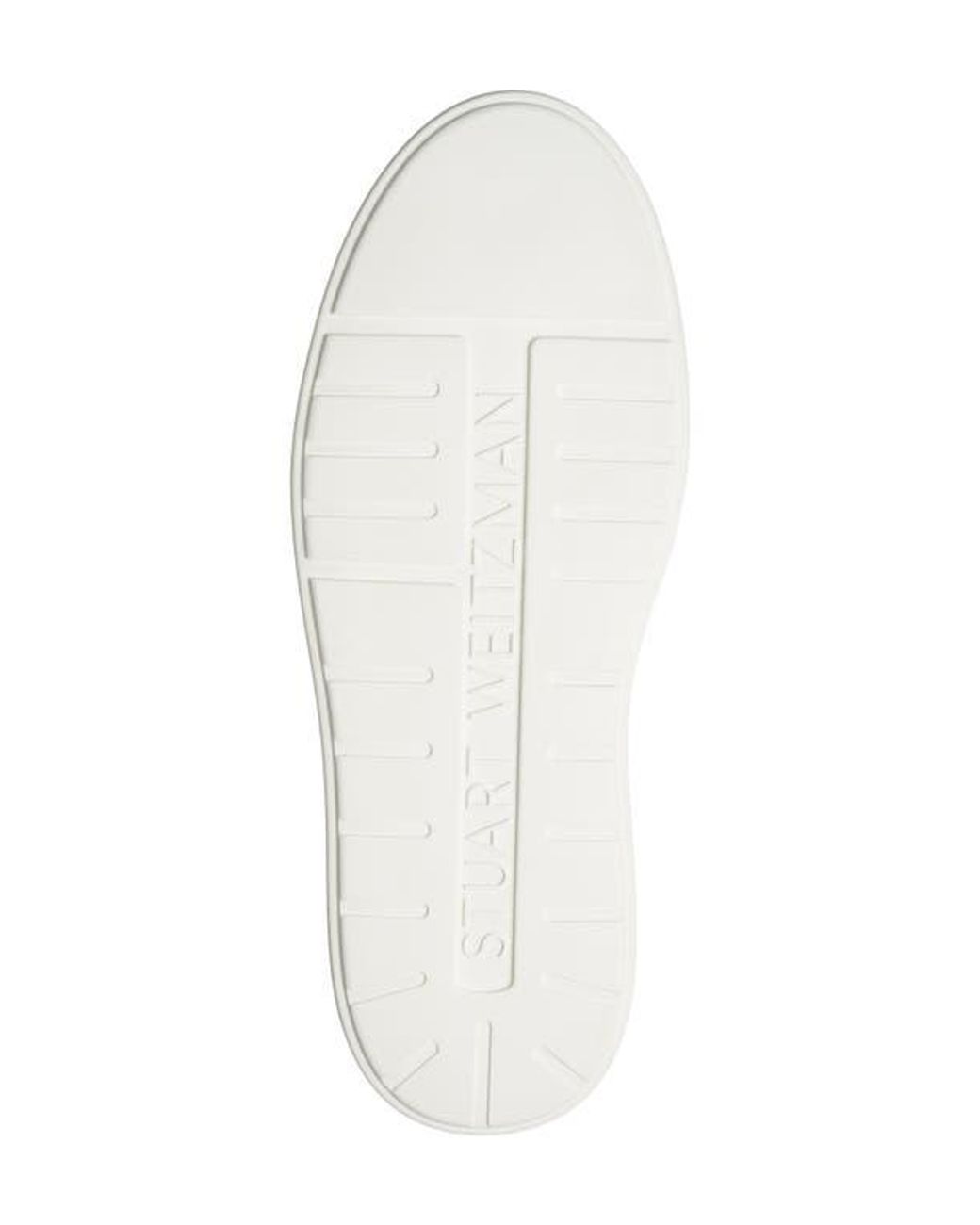 Stuart Weitzman White Skater Mule Sneaker