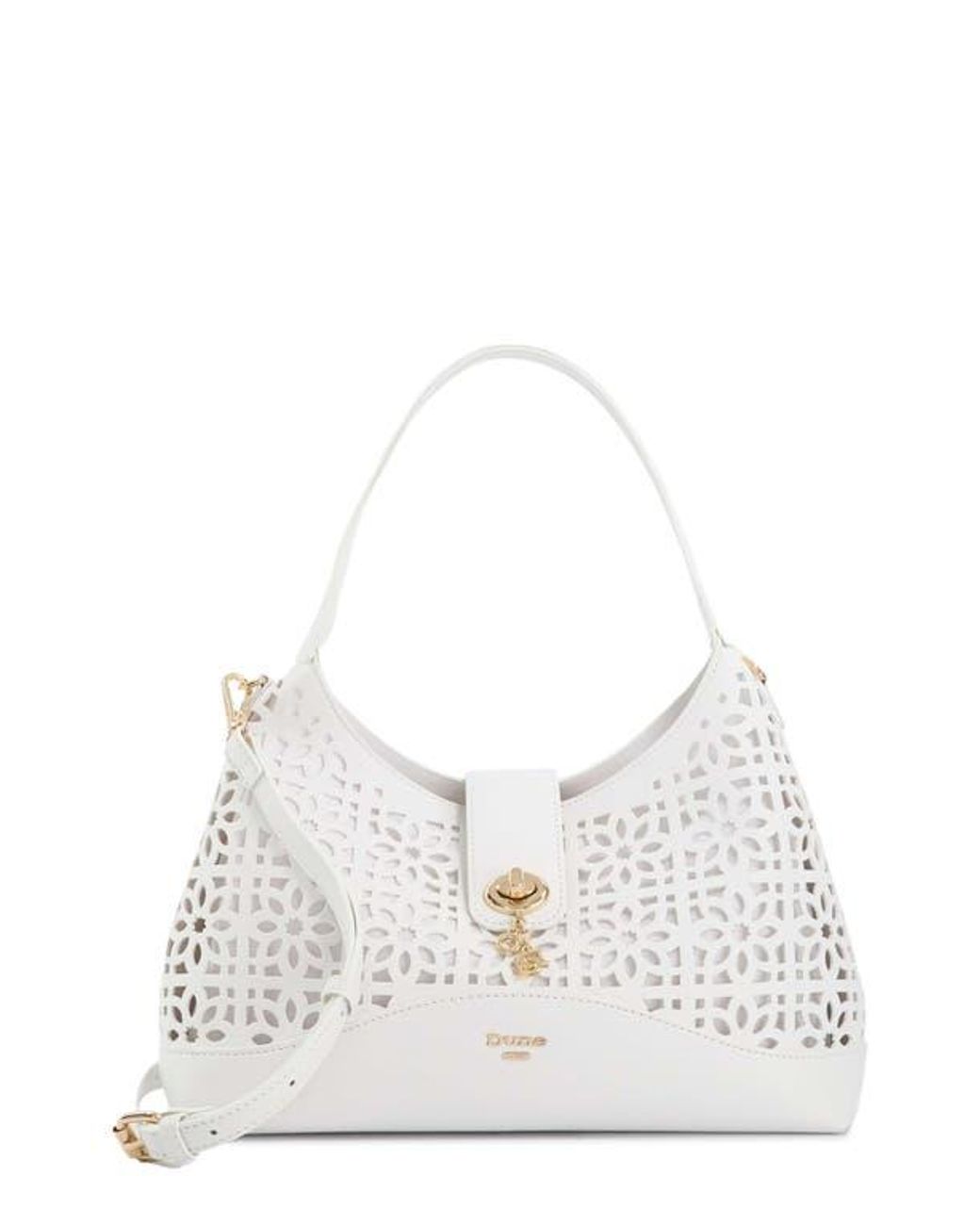Dune White Dlaser Shoulder Bag