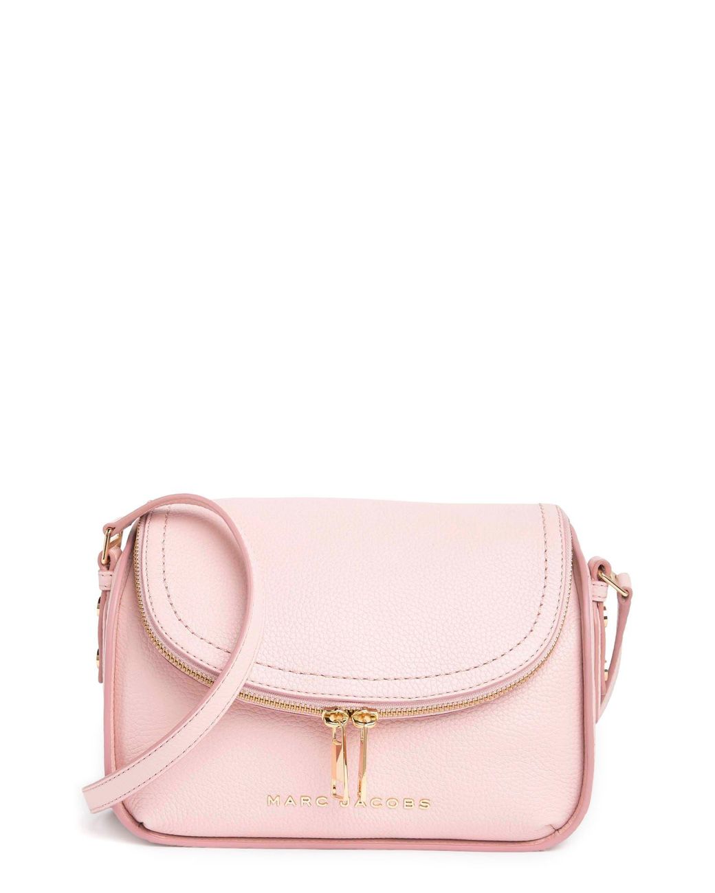 Marc Jacobs The Groove Leather Mini Messenger Bag In Peach Whip At ...