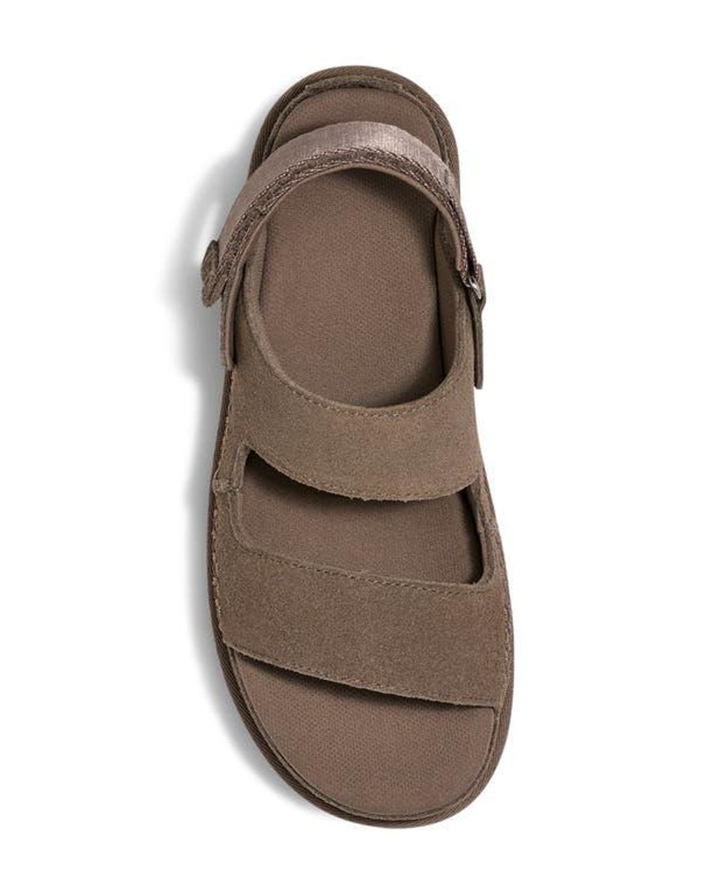 Ugg Brown Goldenstar Glide Platform Sandal