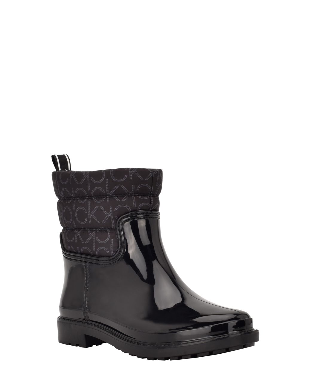 Calvin Klein Sonya Puffer Boot in Black | Lyst