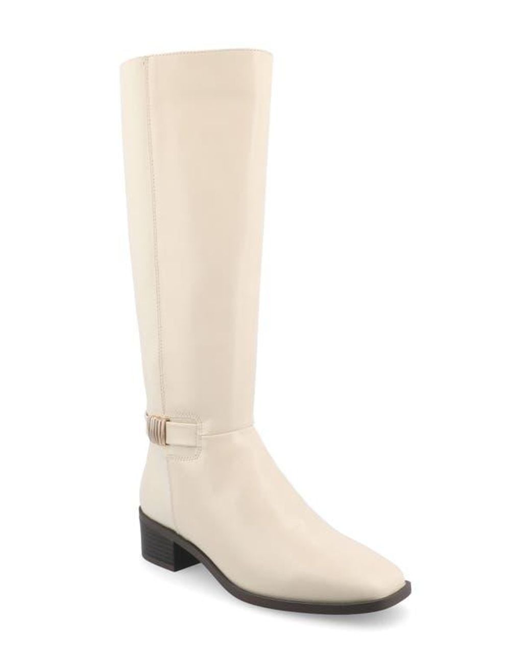 Journee Collection White Londyn Boot