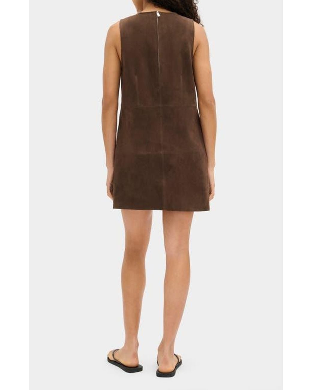ALIGNE Brown Piper Sleeveless Shift Dress