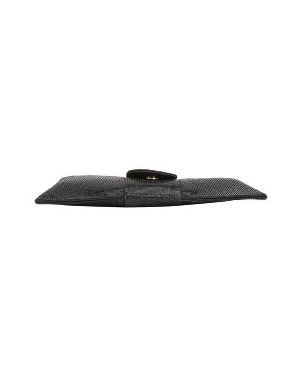BERNESS Black Rhinestone Bow Clutch