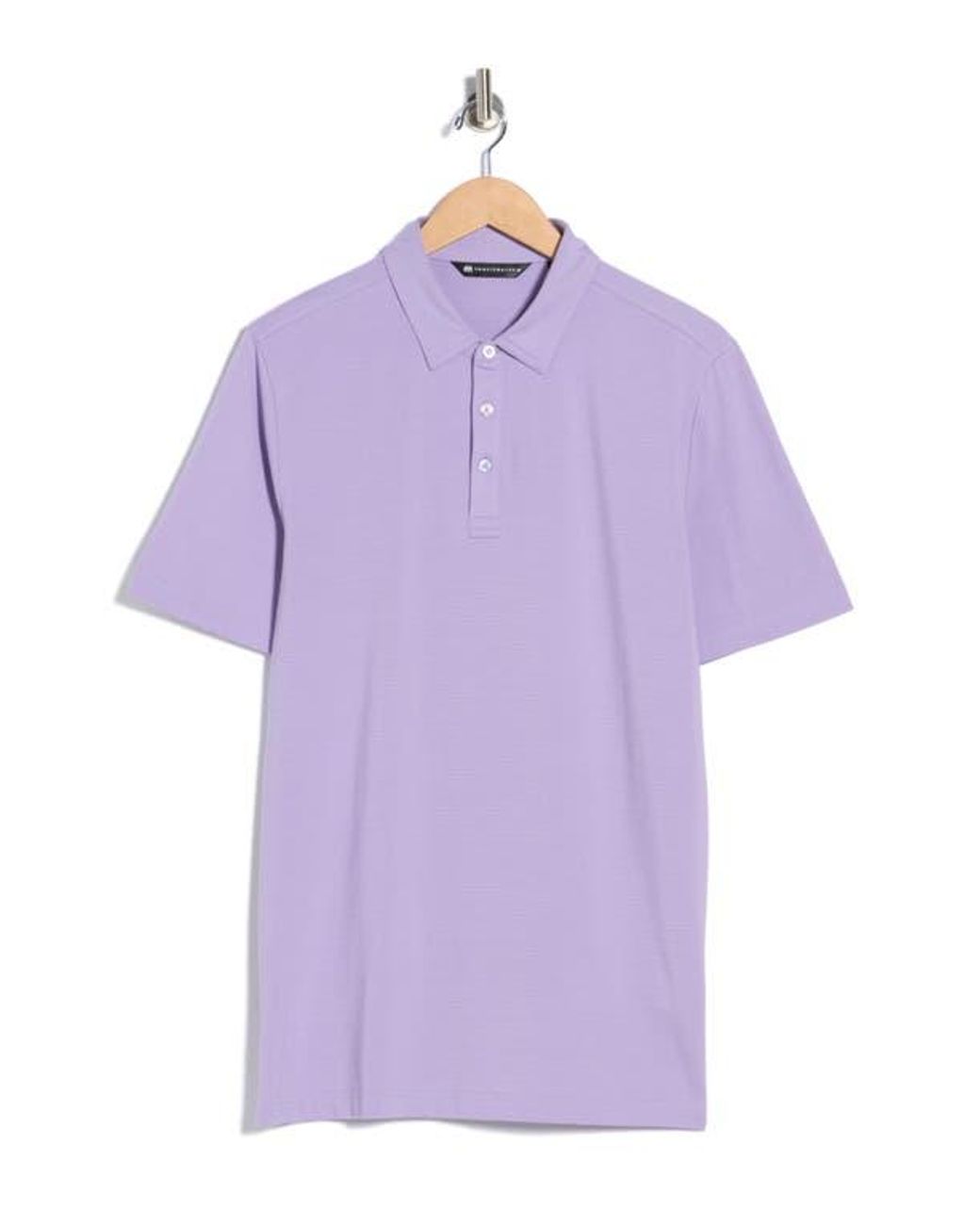 Travis Mathew Purple Heathered Polo for men