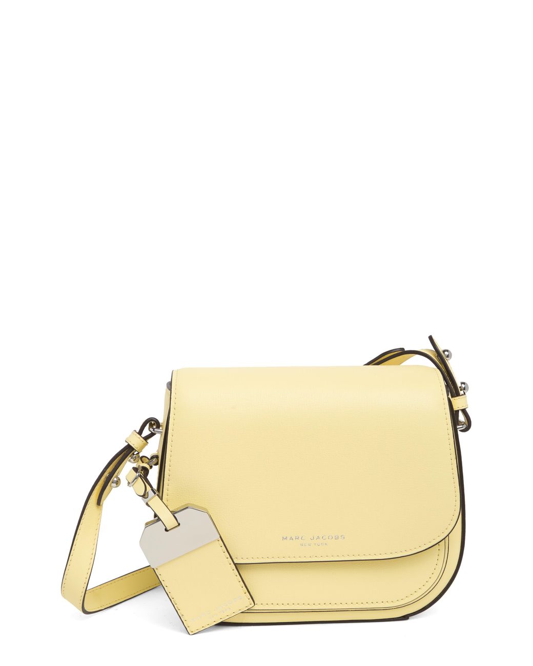 Marc Jacobs Mini Rider Leather Crossbody Bag in Natural Lyst