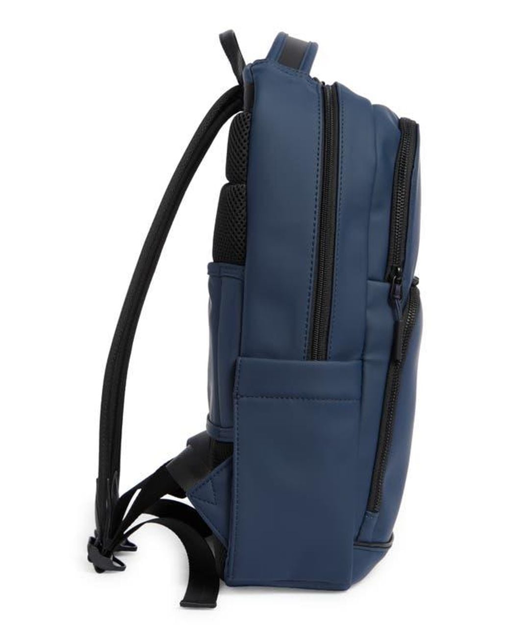 Bonobos Blue Rubberized Backpack for men