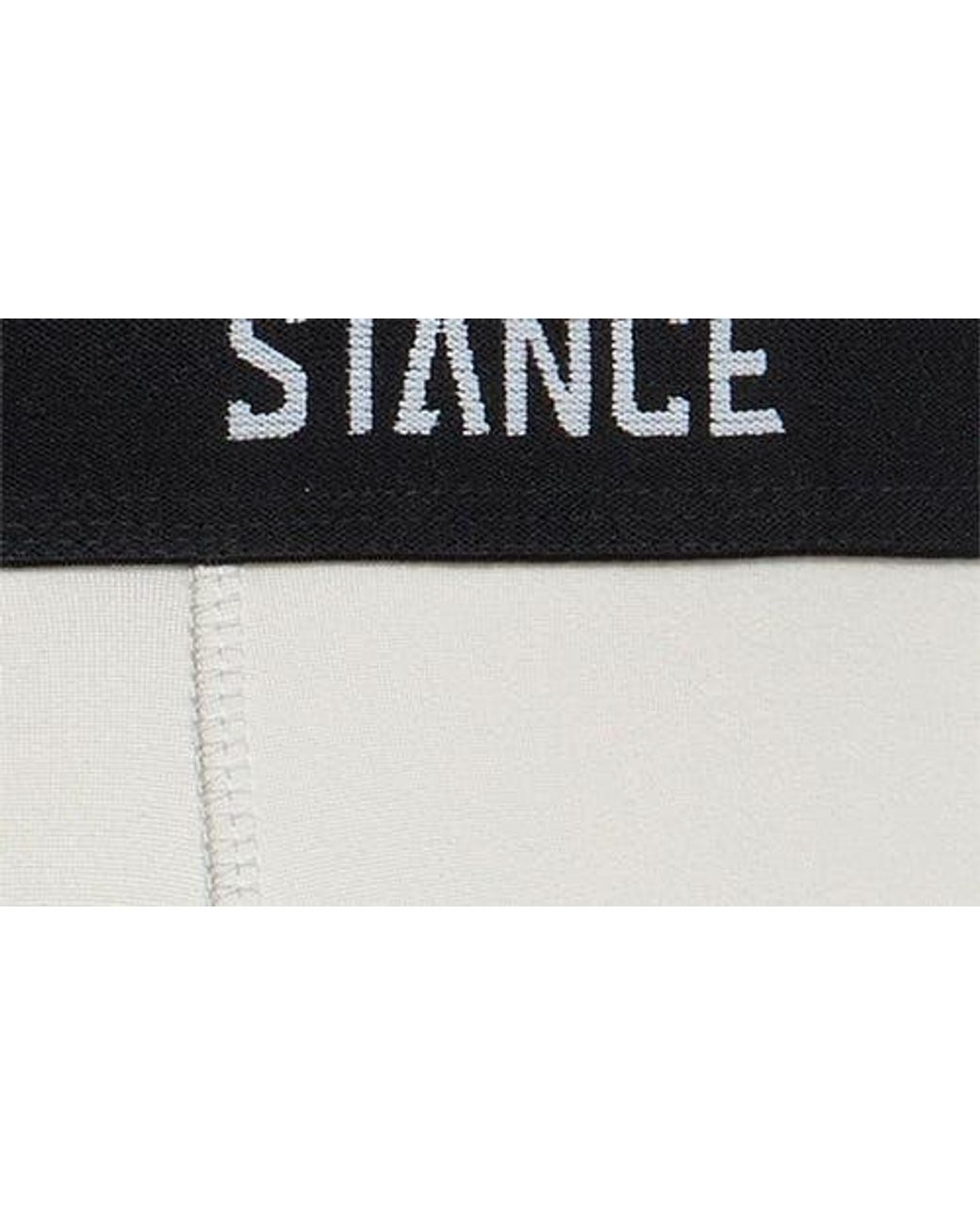 Stance White Solid Boxer Briefs for men