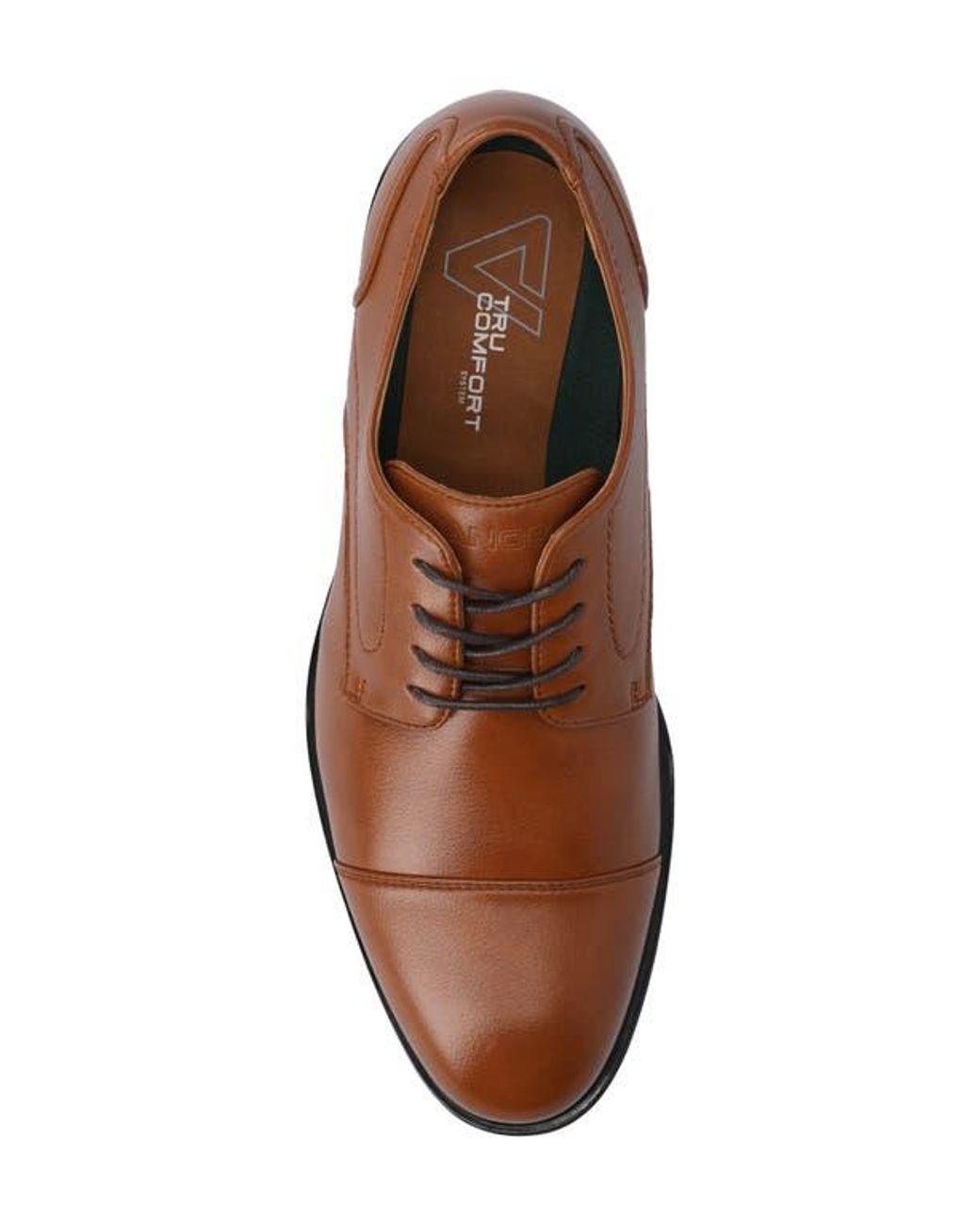 Vance Co. Brown Alec Cap Toe Derby for men