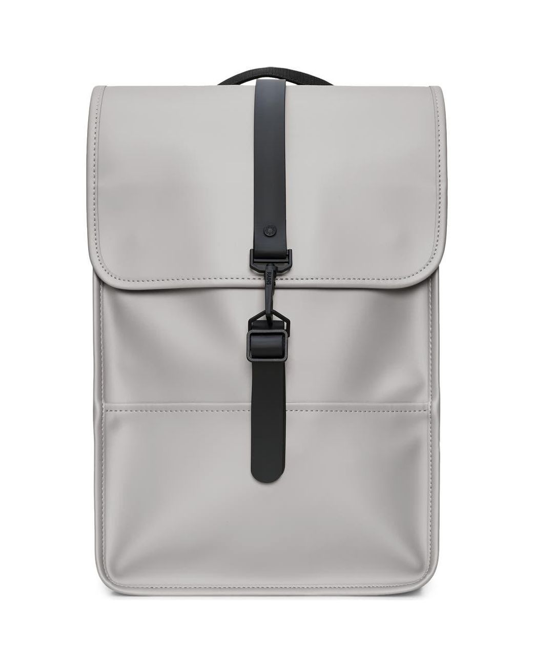 Rains Gray Mini Waterproof Backpack for men