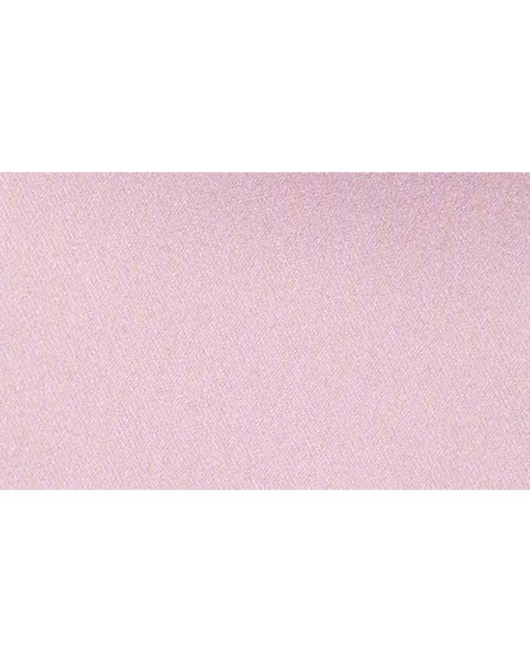 Con.struct Pink Solid Satin Pocket Square for men