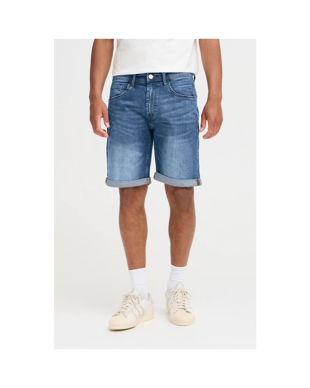 Blend Blue Regular Fit Shorts for men