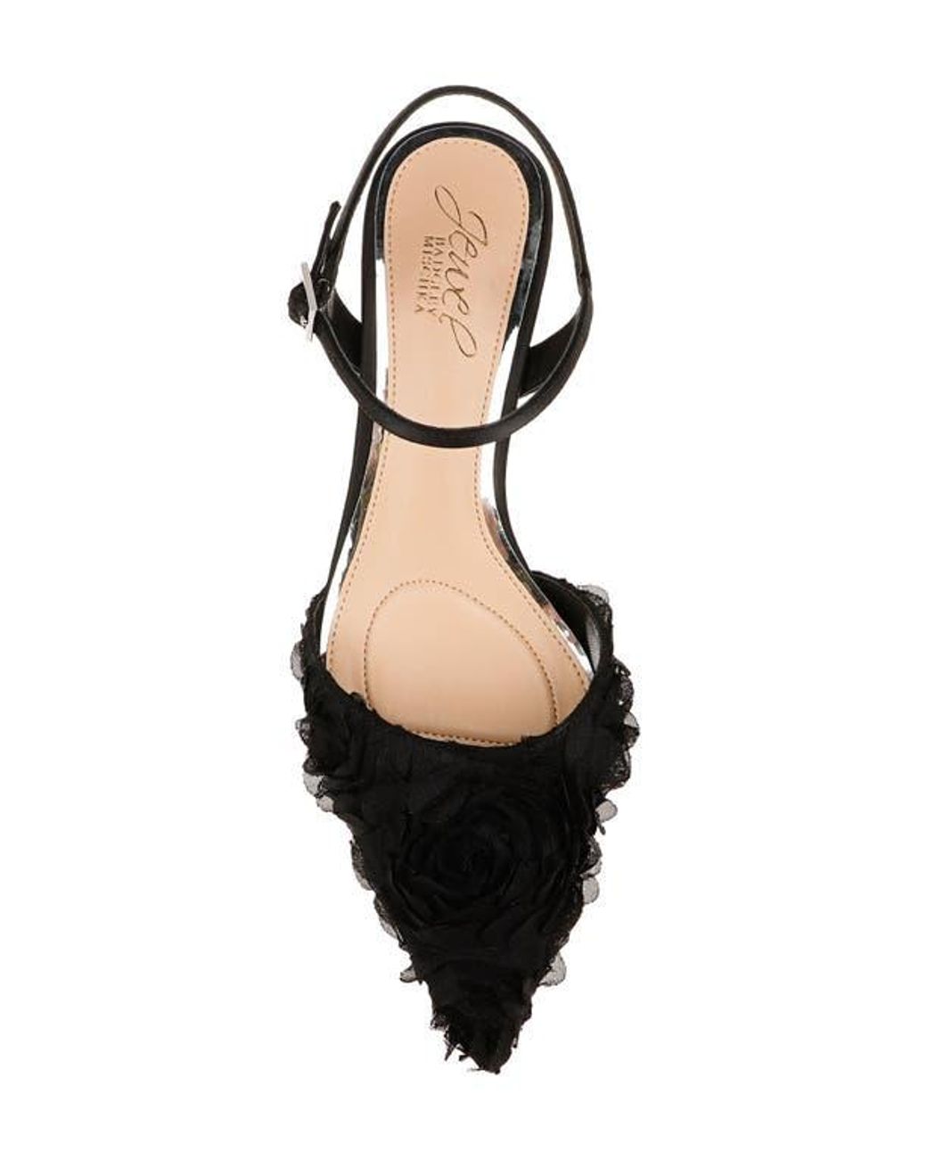Badgley Mischka Black Selene Pointed Toe Pump