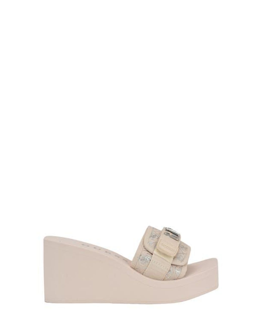 Guess Natural Dellean Platform Wedge Sandal