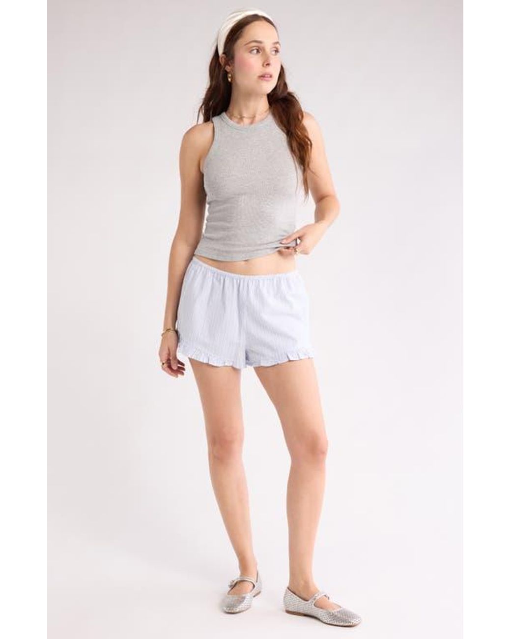 Abound Gray Rib Tank