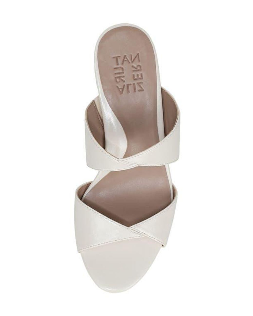 Naturalizer White Nessa Slide Sandal