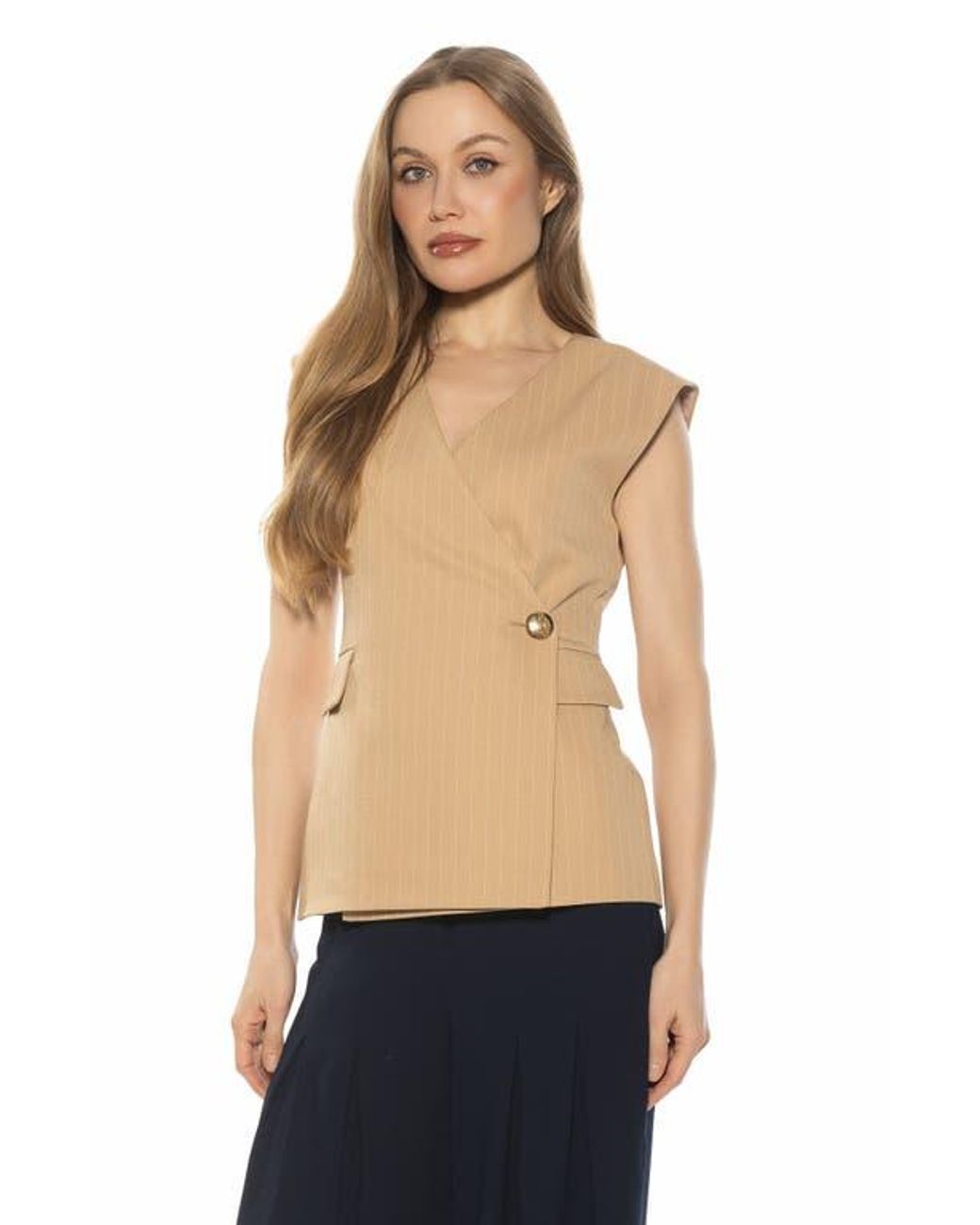 Alexia Admor Blue Pia Vest