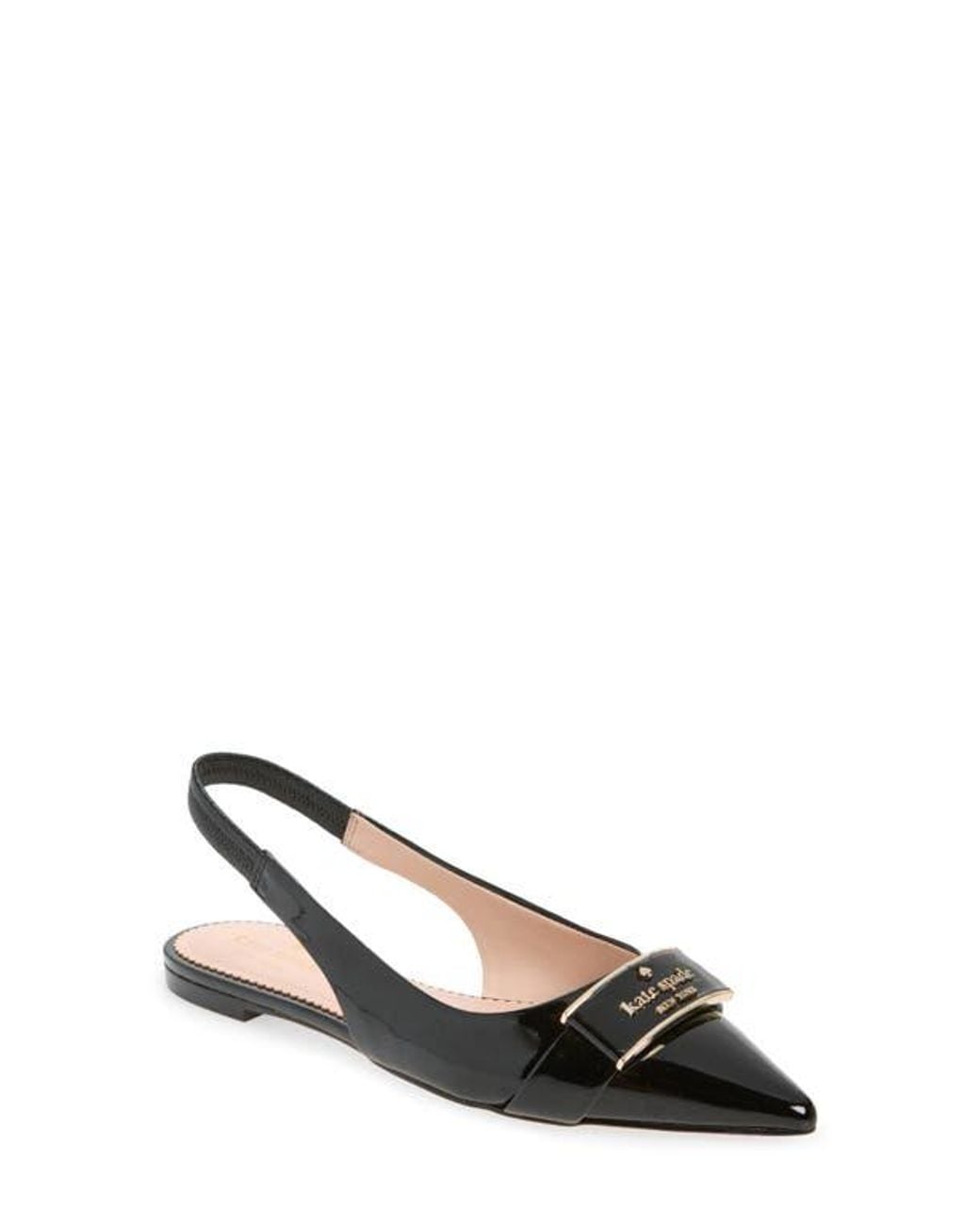 Kate Spade Black Vanna Slingback Flat