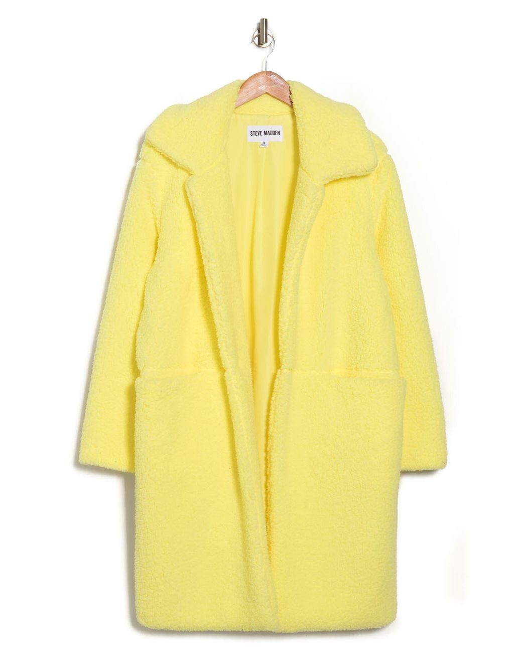 Steve madden mustard coat cheap