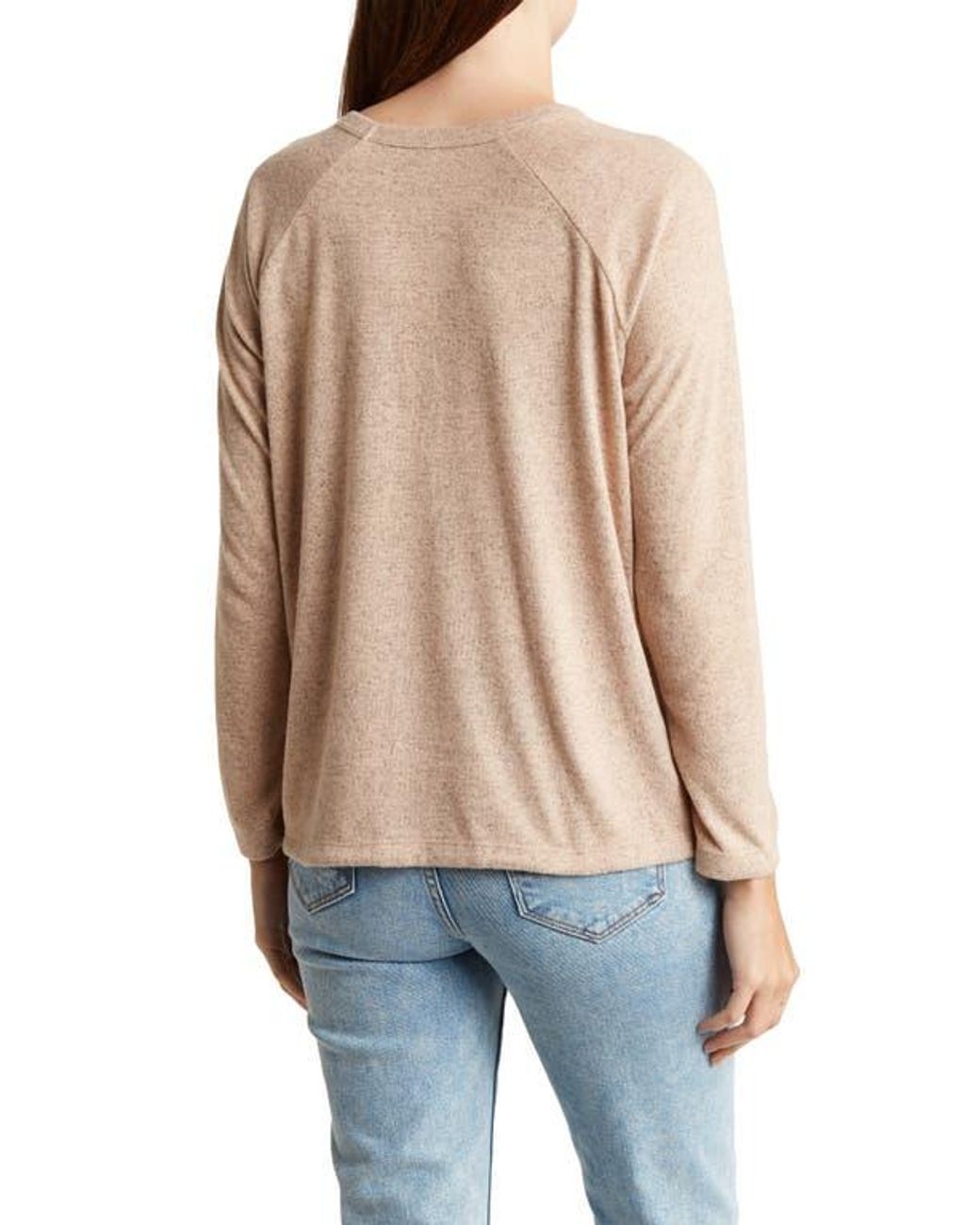 Forgotten Grace Blue Long Sleeve Tunic