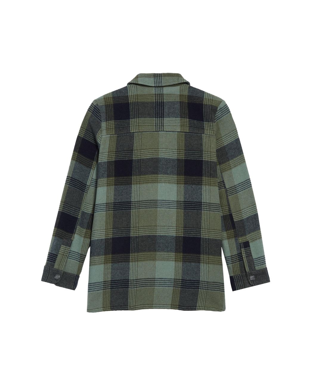 BP. Plaid Flannel Shirt Jacket in Green 