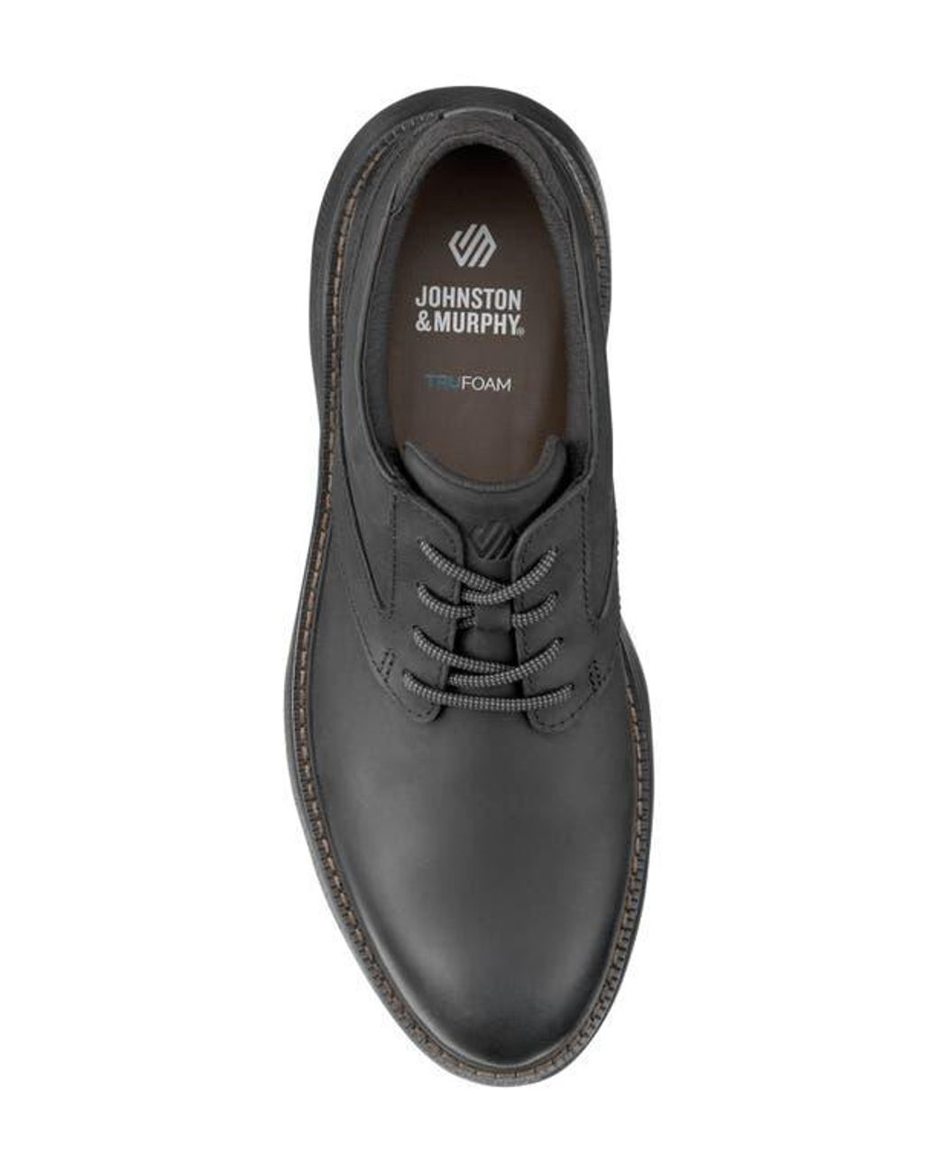 Johnston & Murphy Gray Hayden Plain Toe Derby Sneaker for men