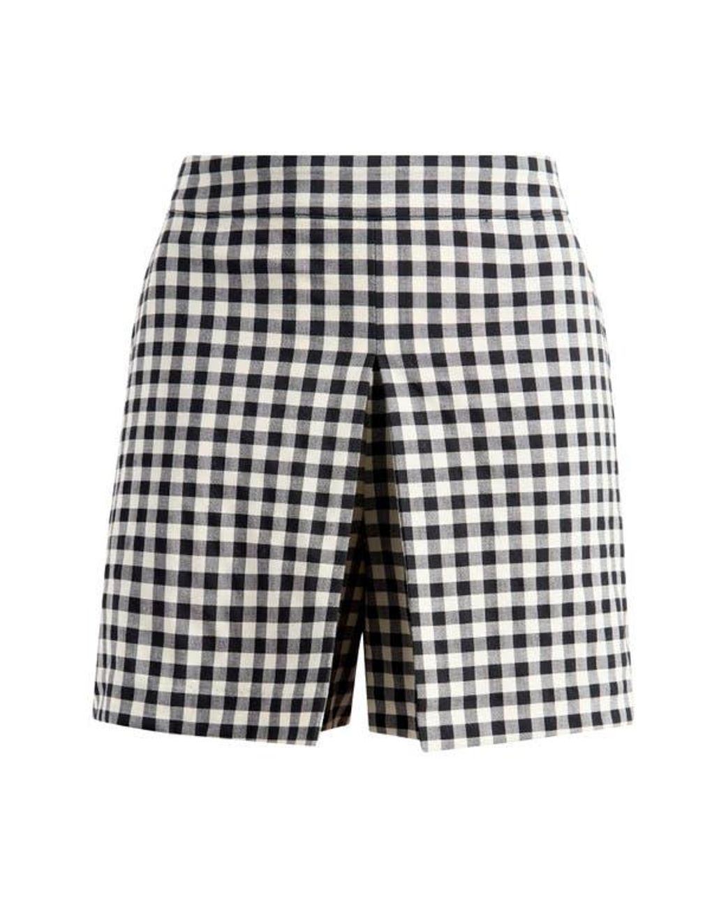 Madewell Black Gingham Miniskort