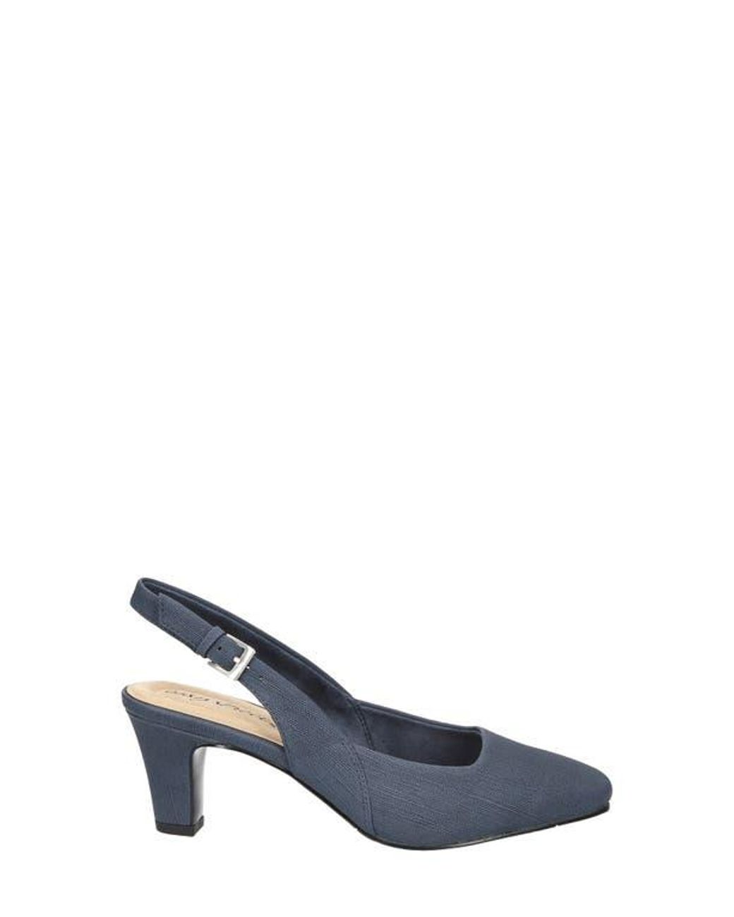 Easy Street Ritsa Slingback Pump in Blue | Lyst