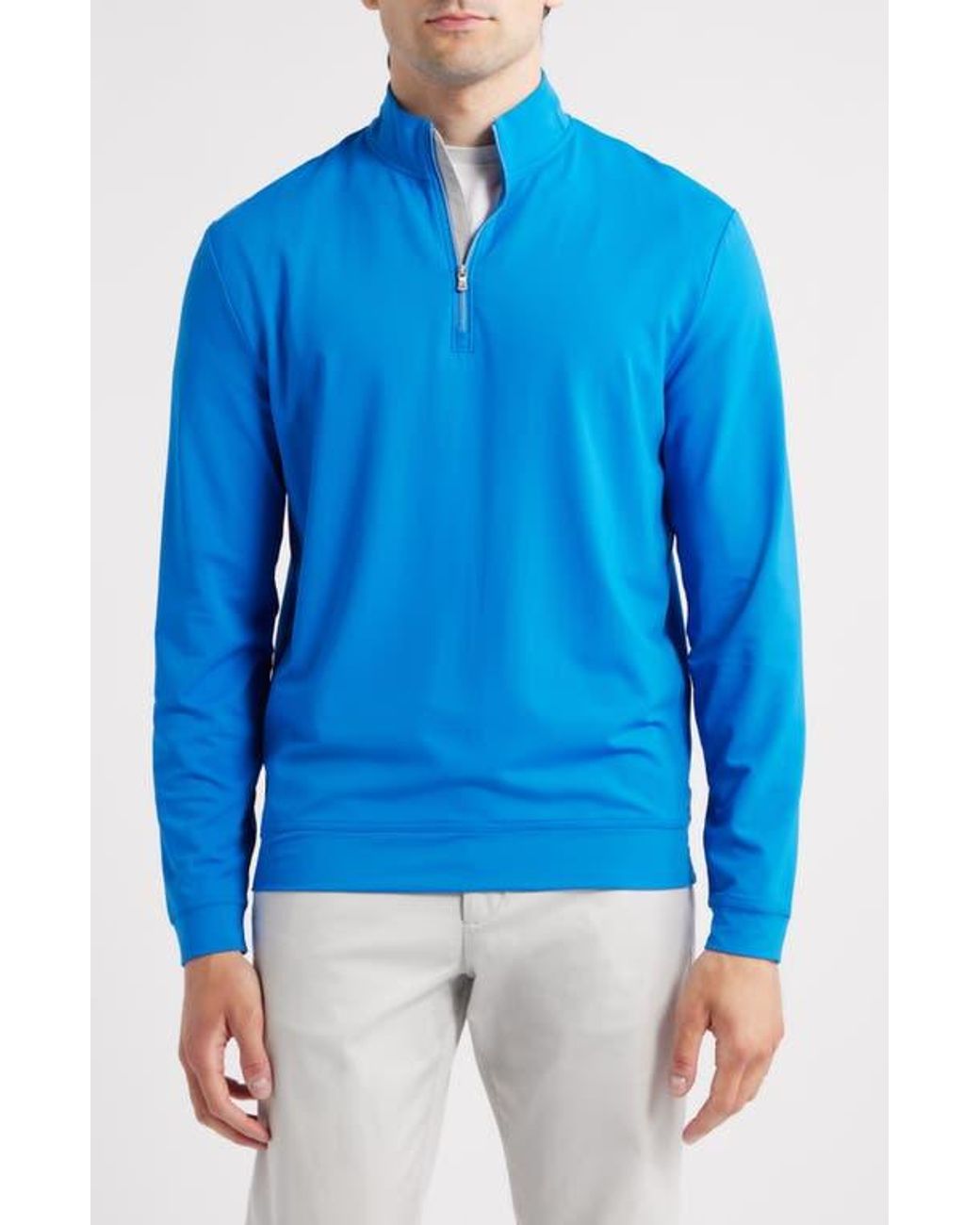 Johnnie-o Blue Motion Performance Quarter Zip Pullover for men