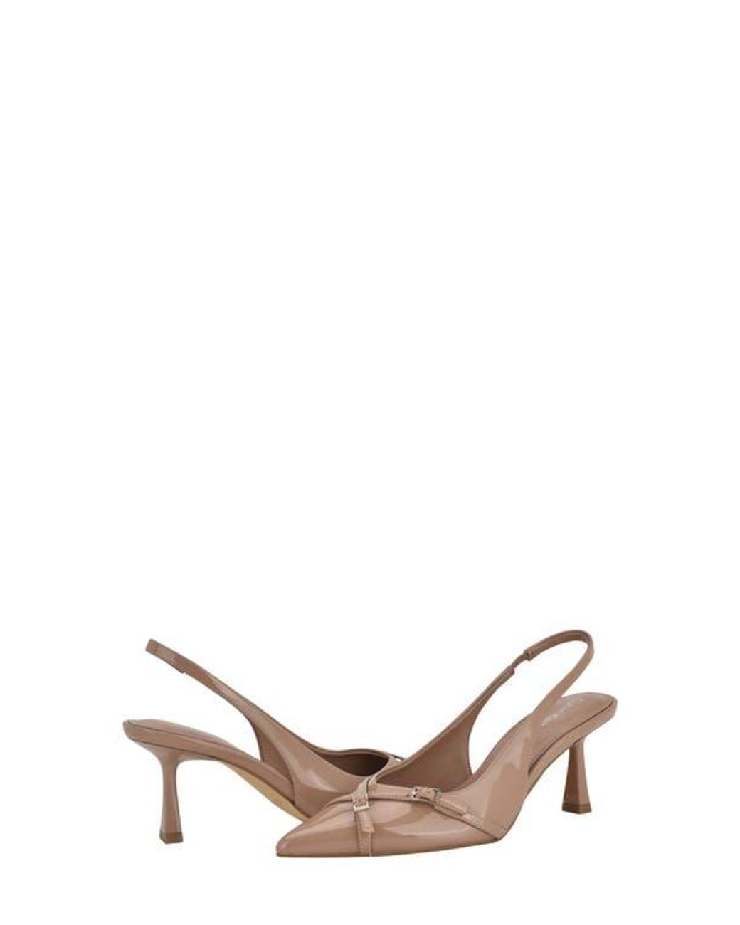 Calvin Klein Brown Tulissa 2 Pointed Toe Slingback Pump