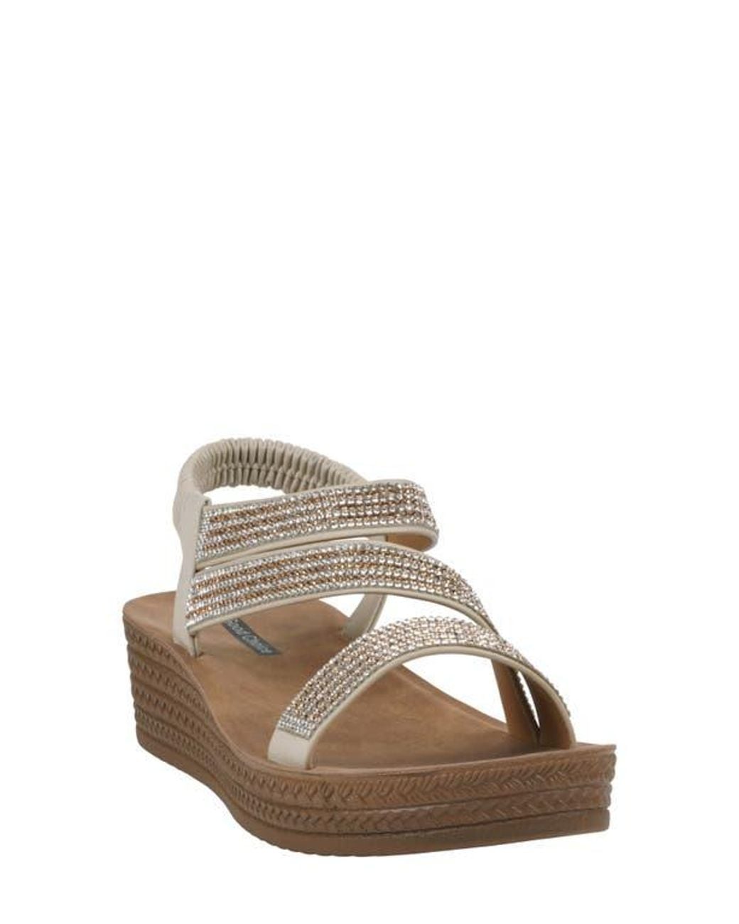Gc Shoes Brown Ruby Platform Sandal