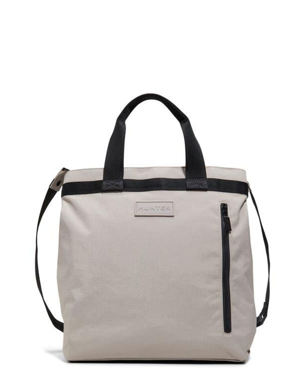 Hunter Light Gray Tote with Black Accents HUNTER Hybrid Tote Backpack - Grey - Save 54% main image 3