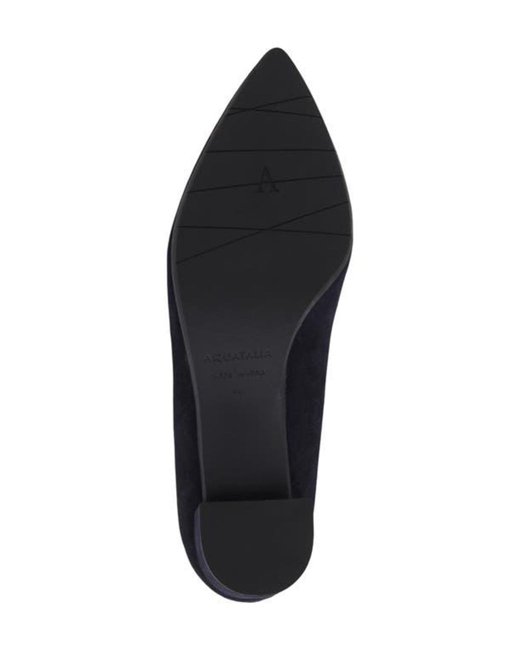 Aquatalia Blue Kari Weatherproof Pointed Toe Pump