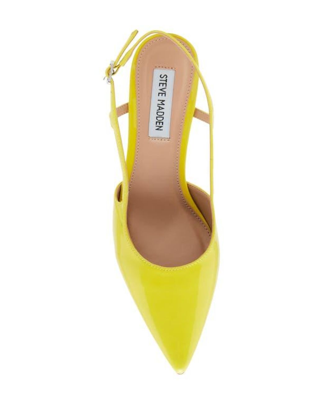 Steve Madden Legaci Kitten Heel Pointed Toe Pump in Yellow Lyst
