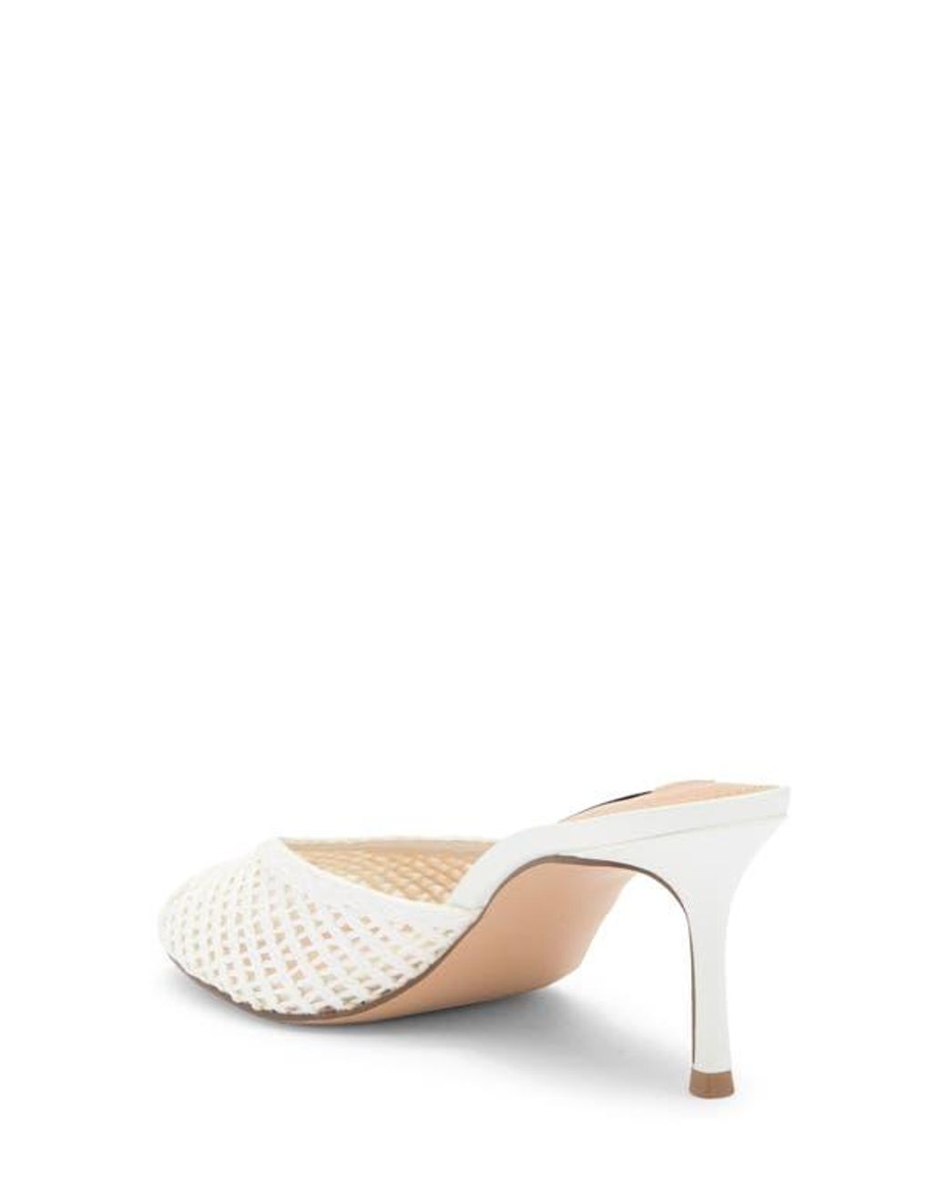 Steve Madden Rowe Woven Mule in White | Lyst