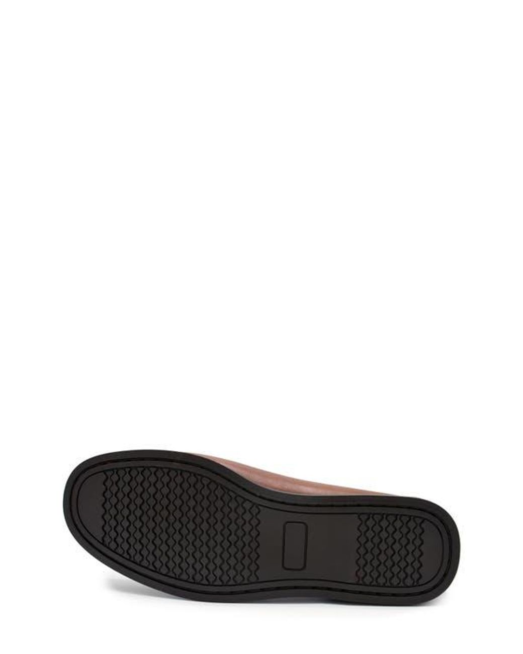 Aston Marc Brown Faux-Leather Slip-On Loafers for men