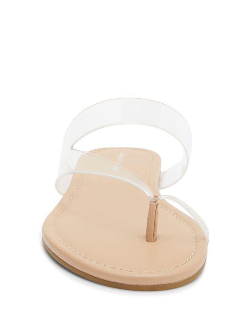 Stuart Weitzman Natural Remy Toe Strap Sandal