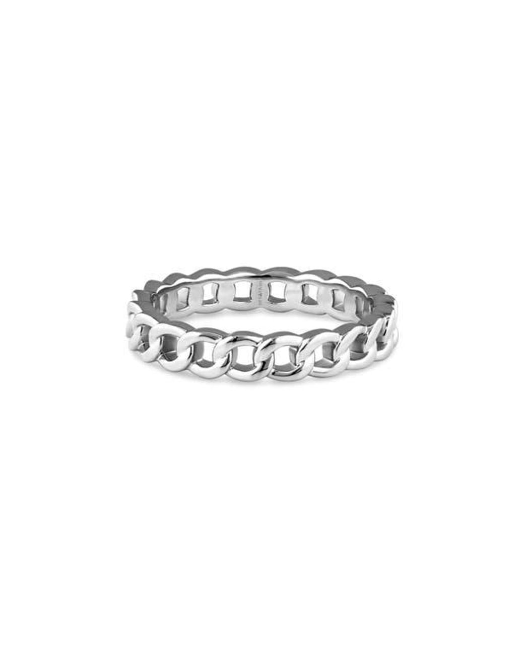 DEVATA Metallic Curb Chain Ring