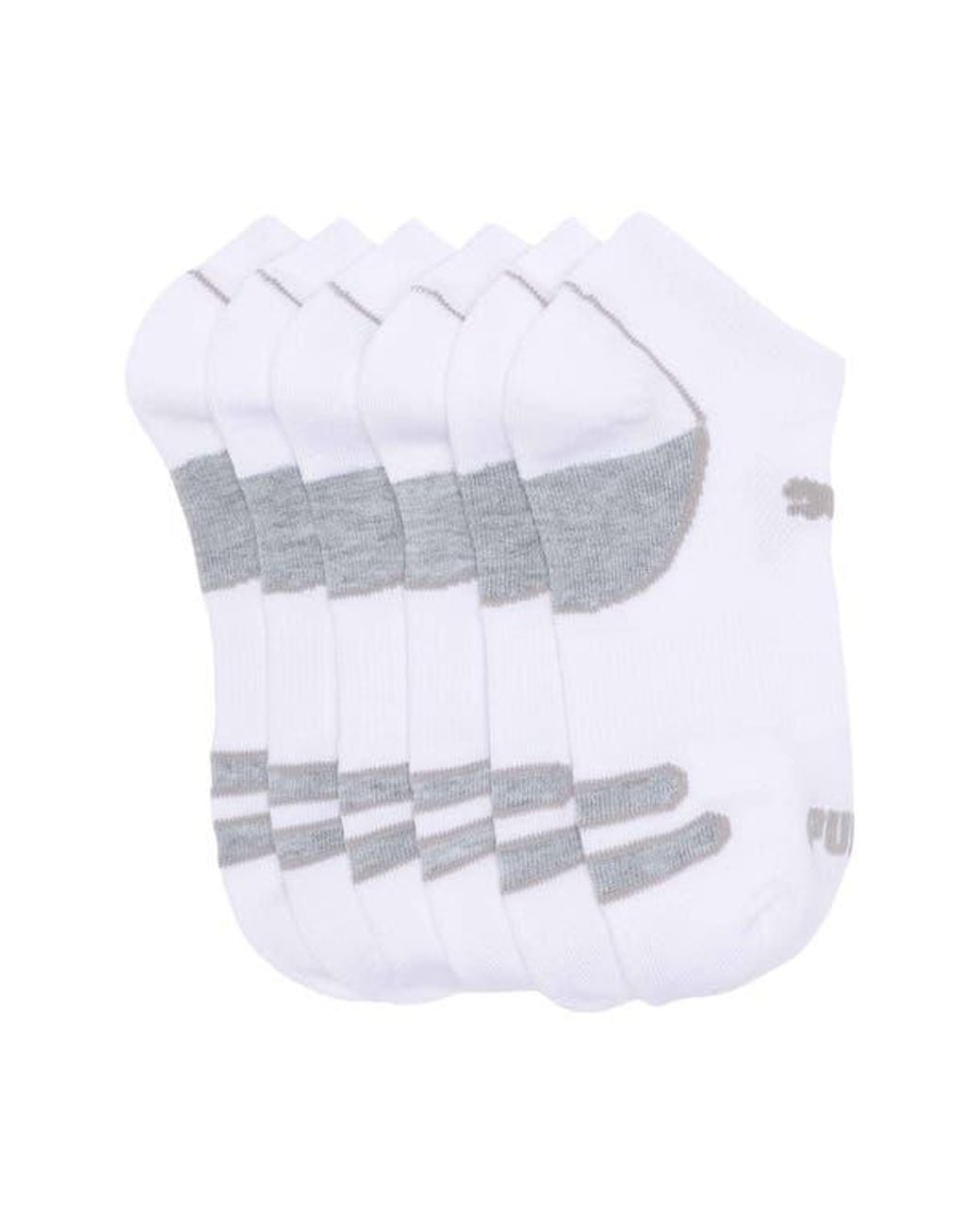 PUMA White Terry Ankle Socks
